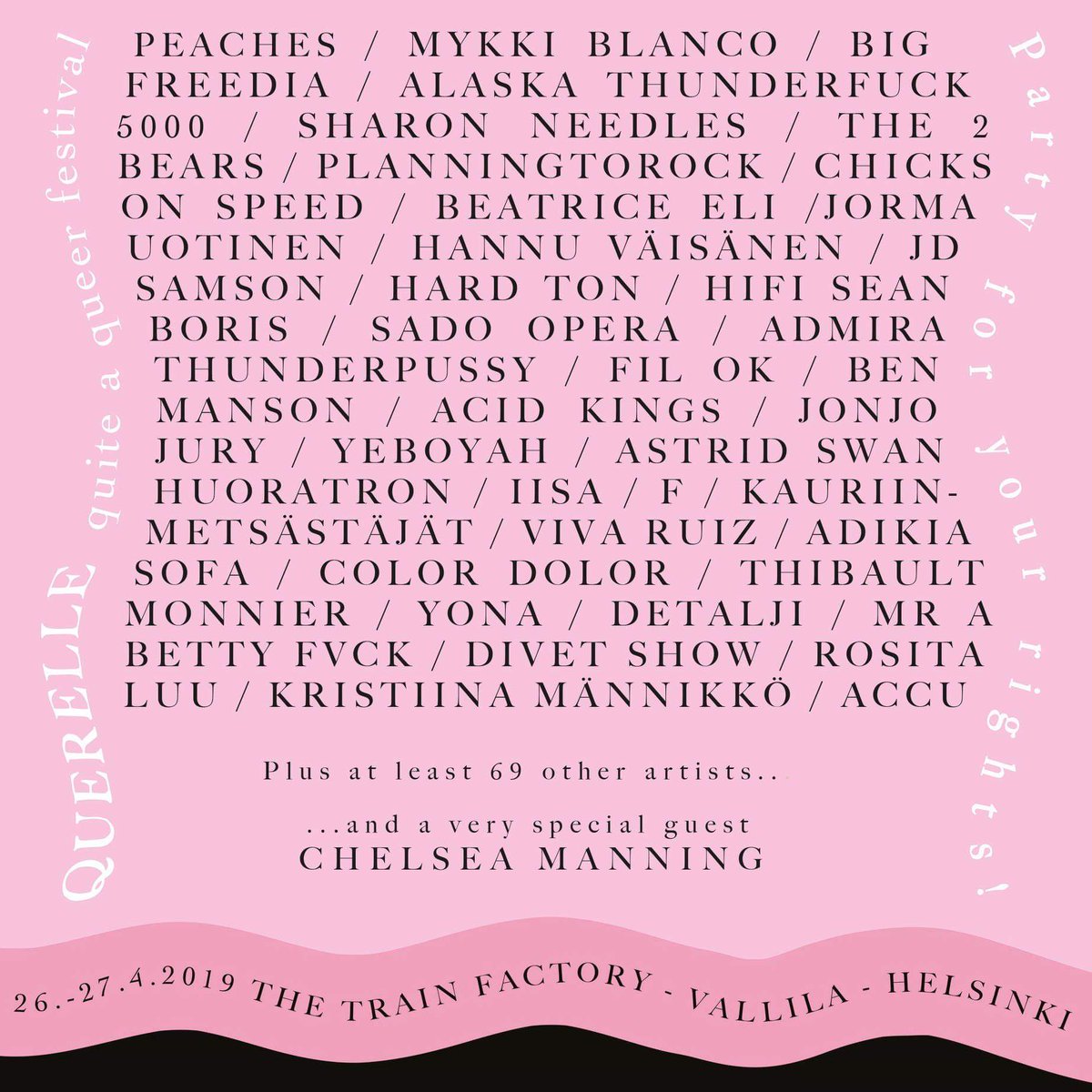 huotarijoona's tweet photo. Quite a queer festival coming up. ❤️
#goingtoquerelle #querellefestival https://t.co/GcQETONHRI