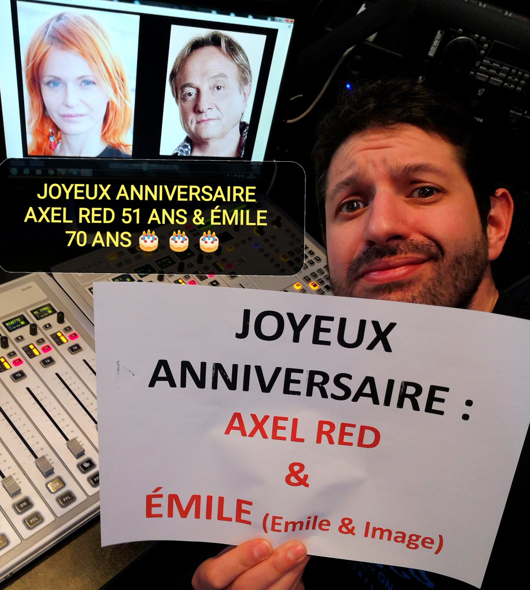 RBSofficiel's tweet photo. ➡️ Y A 52 JOURS C’ÉTAIT NOËL 🎅 Météo du jour 🌡️: -1° Mini et 10° Maxi
🚨Bonjouuuuuuuuuuur Straaaaaasbouuuuurg de 6H - 9h19 TALRI vous réveille. Bon #Vendredi 🚨#axelred #emiletimage
📻 JOYEUX ANNIVERSAIRE AXEL RED & EMILE (Émile & Image) 📻 https://t.co/wgxzBPYPdC