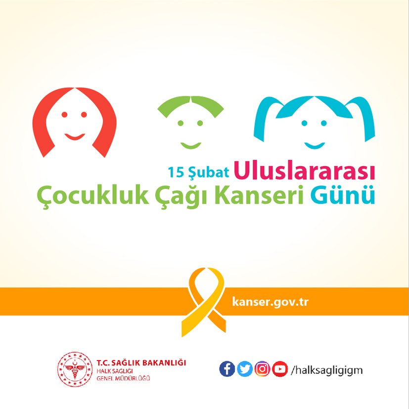 halksagligigm's tweet image. Tüm kanser türlerinde olduğu gibi çocukluk çağı kanserlerinde de erken teşhis ile tedavi başarı oranları daha yüksektir.Aile Hekimlerimizde çocuklarımızın izlemlerini zamanında yaptırmayı unutmayalım!  #FarkındaOlSevdiklerinleOl
#UluslararasıÇocuklukÇağıKanseriGünü
