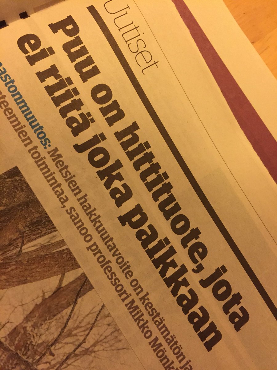 JamsanTutu's tweet photo. Ensin fossiiliset ja sitten biopohjaiset raaka-aineet. Ihminen tyhjentää telluksen raaka-aine varat, huolehtii #mikkomönkkönen @ksmlfi ’ssa. #hiilinielut https://t.co/wvaPIC1kcR