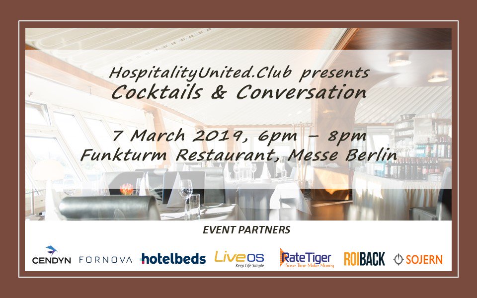 _LiveOS's tweet photo. Join us for #HUC Cocktails &amp; Conversation at #ITB2019. Register now - https://t.co/VaD9yRrAvF…
@Cendyn @fornova @hotelbeds @_LiveOS #RateTiger @roiback
@Sojern 
#funkturm #CocktailsandConversation #HUC #hospitalityunitedclub #partnership #traveltech https://t.co/P6KpqEQvtd