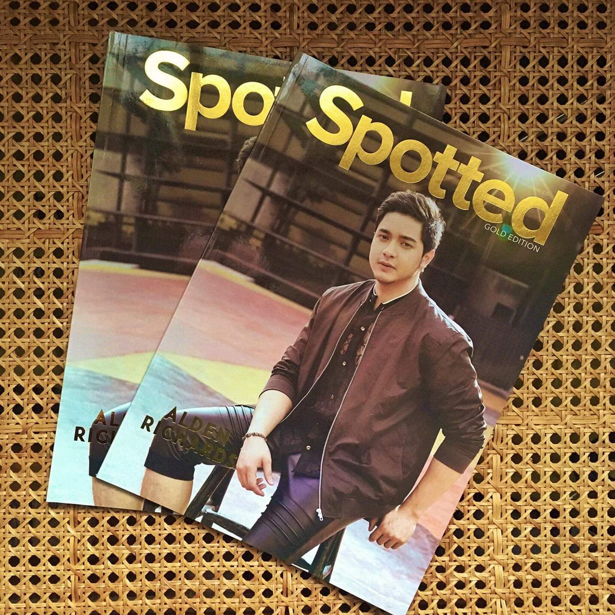 Available today at  2:30 pm  , Spotted Gold Edition  Alden Richards   at CV Magazines , Landmark Makati, ground floor ,  harapan lang ng LEVI'S .   350 pesos  a copy.
#ALDUBPangakoNgPuso
#ALDUB187thWeeksary