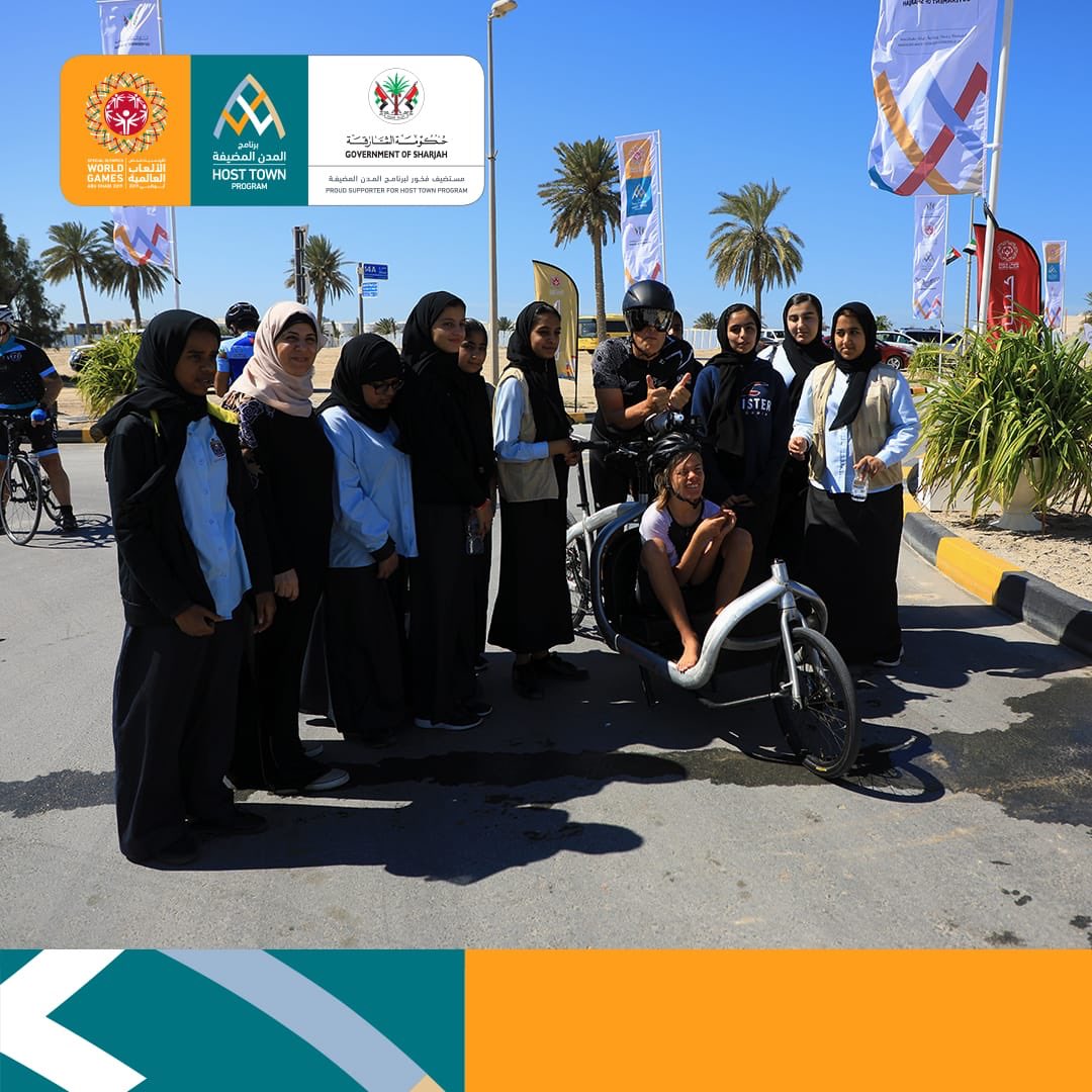Sharjahnews's tweet photo. #الإمارات_تستضيف_العالم #الأولمبياد_الخاص #المدن_المضيفة_الشارقة
#SpecialOlympicsAD #UAEHostsTheWorld #HostTownSharjah #BeUnified #insharjah #sharjah #visitsharjah #sharjahtourism #WalkWithRio #TeamAngelWolf #MeetTheDetermined
.
@worldgamesad
@mocduae https://t.co/Qe2WNSiyQz