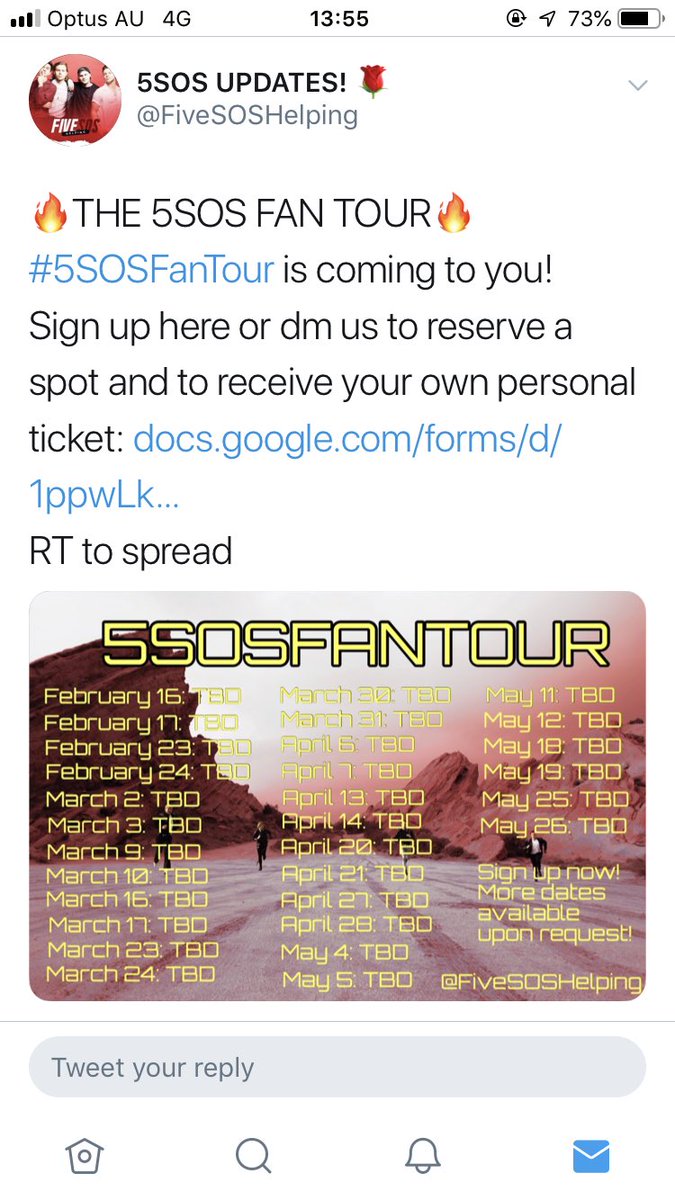 AusSquad5SOS's tweet photo. Want to help organise a meet up in your city! Reply to this tweet and I’ll add you to the gc!

*Melbourne’s meet up has been organised, but if you still want to join the Melbourne gc then let me know!

#5SOSFanTour #5SOSFanTourAUSTRALIA @FiveSOSHelping https://t.co/9HPjM398I8