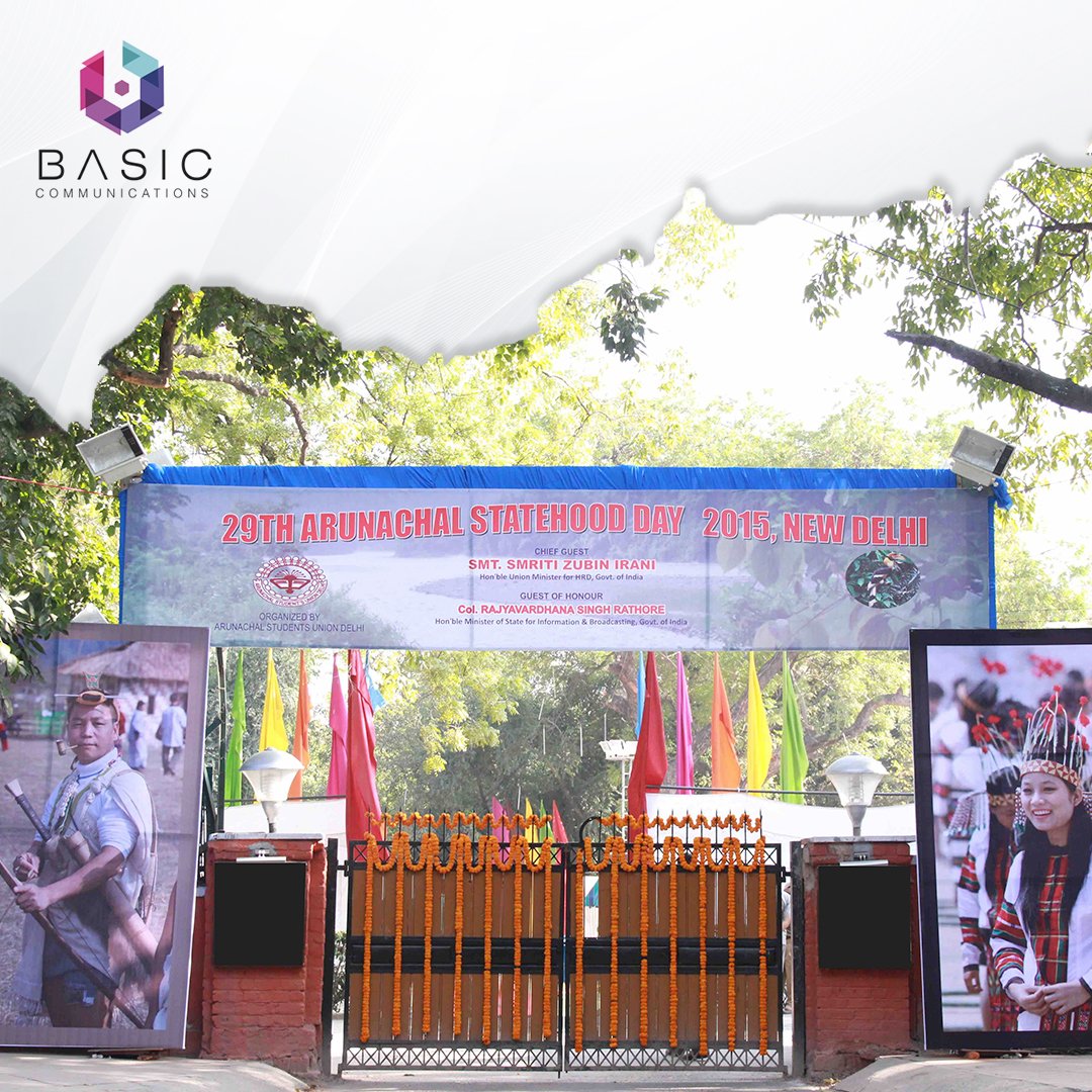 BasicCommunicat's tweet image. Basic Communications got an opportunity to curate the prestigious Statehood Day Of Arunachal Pradesh in Delhi.

It required effective &amp;amp; diligent security measures apart from the bringing alive the culture and beauty of the State in Delhi.
#BasicCommunications  #EventCuration