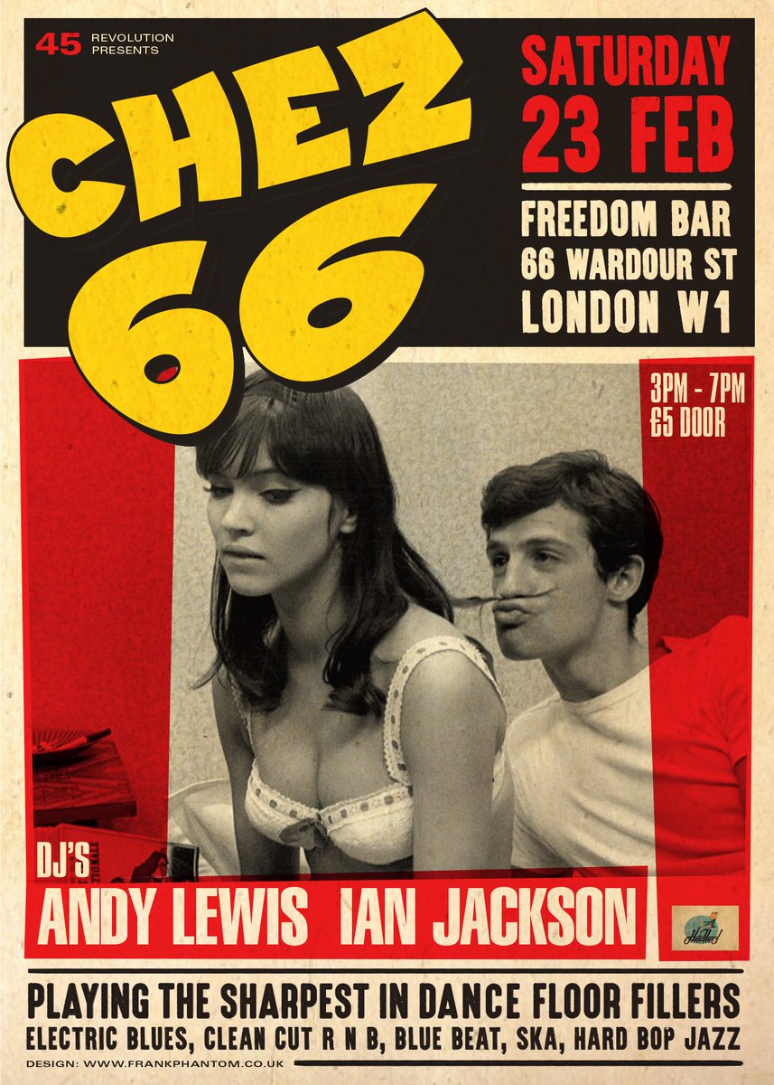 chez66club's tweet photo. Next week at @chez66club come and feel the love with @andylewisuk and Ian Jackson https://t.co/3Swcppwrju