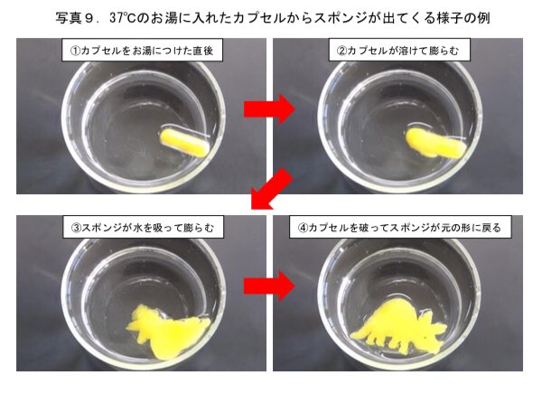 毛利 光輝 No Twitter 水で膨らむスポンジ入りカプセルの事故に注意 4歳女児の膣に入り 体調不良が約4カ月間続く事故も発生 画像は消費者庁ｈｐから 風呂のスポンジ玩具に気をつけて 消費者庁 T Co L6c4cynfoe 子育て