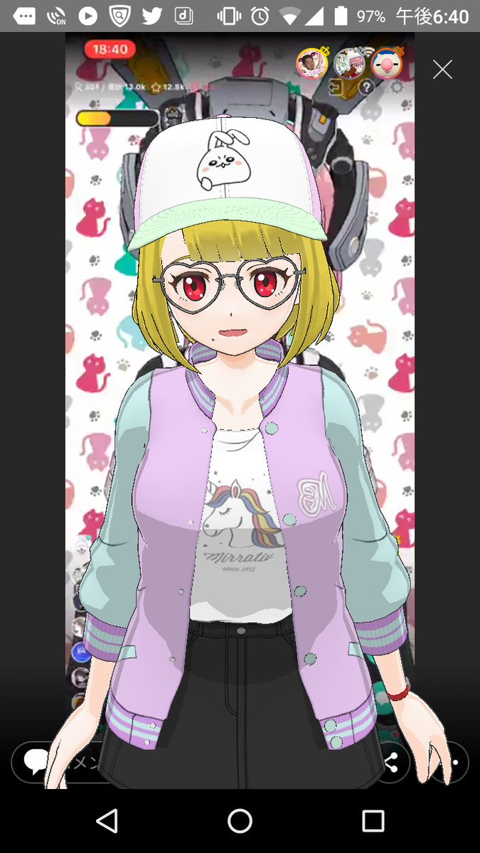 Uzivatel まいたん 配信情報垢 Na Twitteru うーん ある方の配信行ったら 自分のエモモちゃんがデカデカと出てきてもどらないんやけど なんのバグなんだよ コレ あと コラボ通話は前から配信落ちるからできないんだけど 配信中にもらうプレゼントも高額
