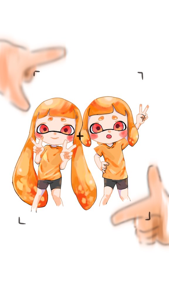 あおりんご Twitterissa ピースo W O スプラトゥーン スプラトゥーンガール スプラトゥーンイラスト