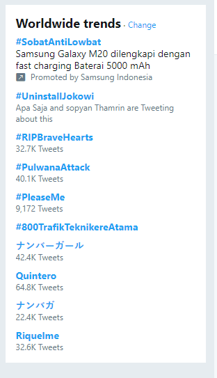TRenDI2014's tweet photo. #UninstallJokowi bisa nomor 1 trending topik dunia.... https://t.co/DM2xtdvzVE