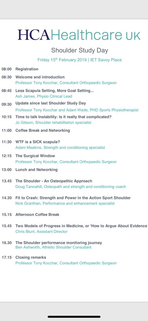 This could be <a href="/ShoulderDocUK/">Shoulder Doctor</a> s best line up yet!! On route to #shoulderstudyday2019