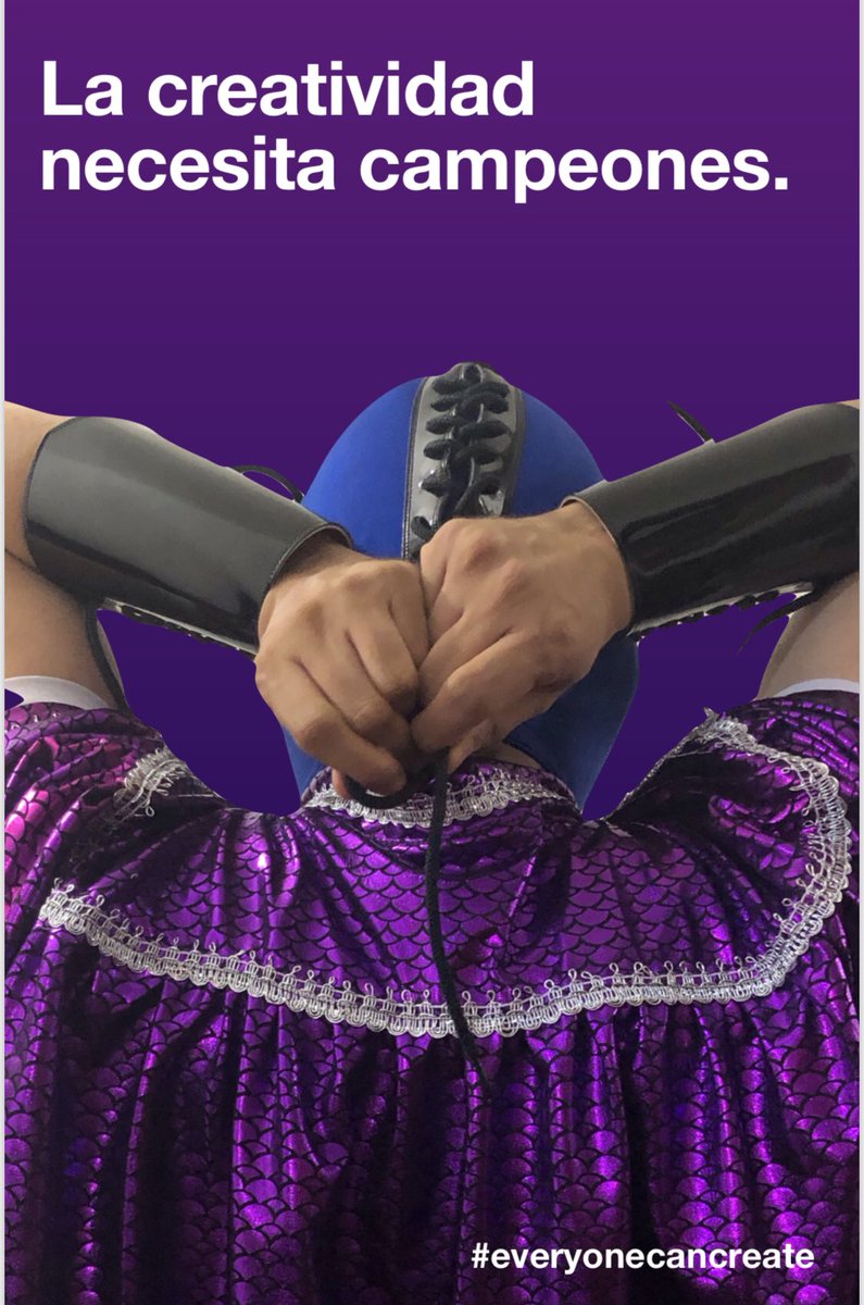 La Creatividad necesita campeones. <a href="/LiveCuriousASFM/">LiveCurious GoBeyond</a> #everyonecancreate #aplmx