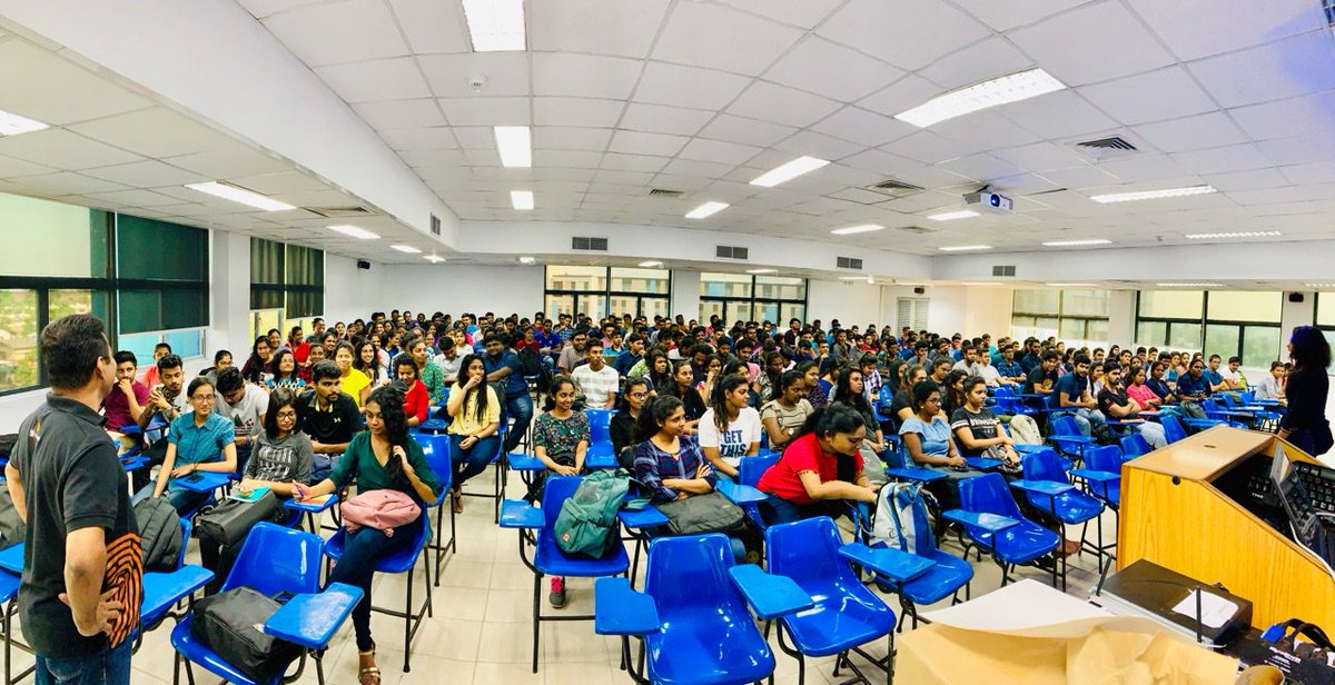 99x_io's tweet photo. The #UniRelations team is at @SLIIT today where #Xian @sri_yasas is conducting a #session on Augmented Reality Application Development to a full house of more than 200 #students
#Dotitude #AugmentedReality #SLIIT #Workshop https://t.co/nwvNgaW7fx