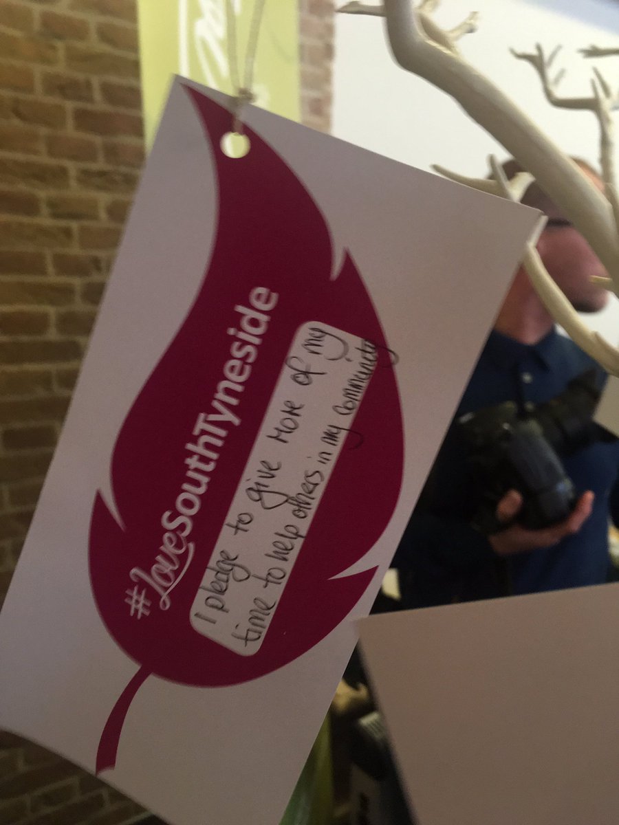 Made my #pledge yesterday at the launch of #LoveSouthTyneside campaign, and have booked an appointment with <a href="/InspireSouth/">Inspire South Tyneside #lovesouthtyneside</a> to find out more about volunteering opportunities in our area. Why not see how you can do your bit?