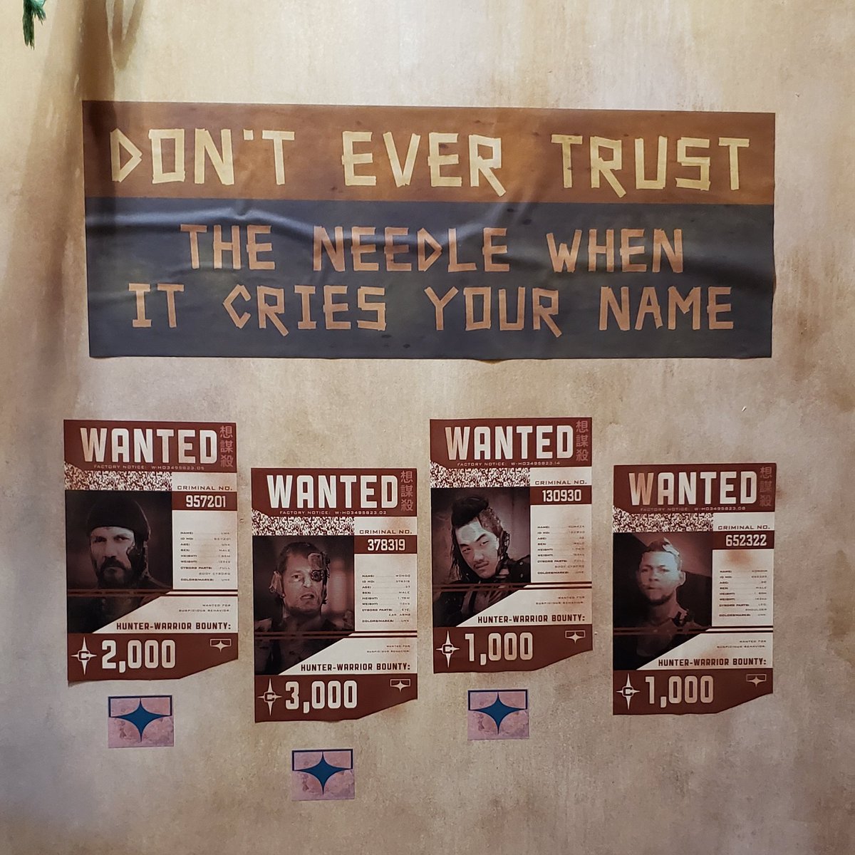 So, <a href="/queensryche/">Queensrÿche</a> , did you know you guys are a tiny feature at the #AlitaExperience in Los Angeles? It's the pop up bar/game/escape room based on the new <a href="/AlitaMovie/">Alita</a> movieland it was a blast.