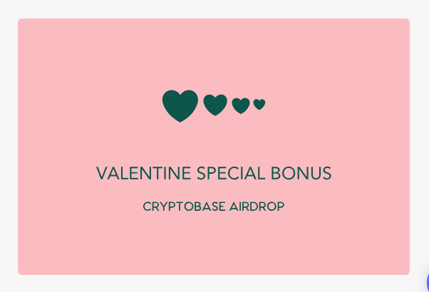 In the next couple of hours, our VALENTINE SPECIAL BONUS will be officially closed but the AIRDROP CAMPAIGN continues.
INVITE YOUR FRIENDS AND LET'S WIN TOGETHER. 
Airdrop Form : goo.gl/phix8R
#airdrop #bounty # #freetoken #cryptocurrency #ETH