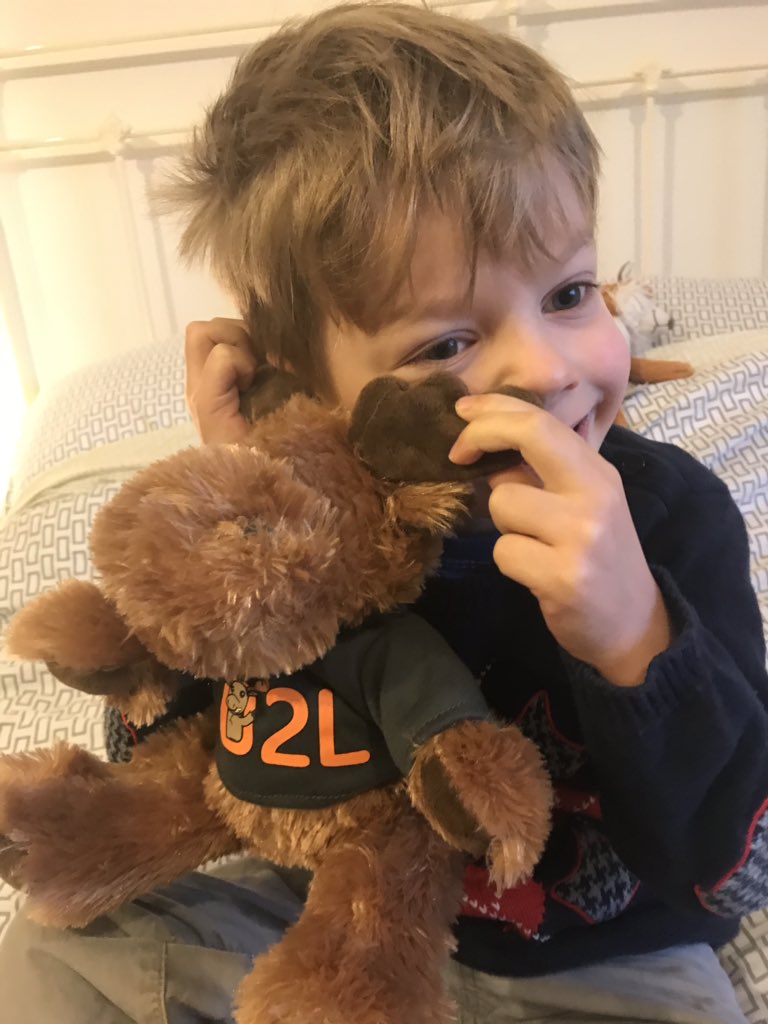 Had a great time at this year’s #lt19uk and a very happy recipient for the <a href="/D2L/">D2L</a> moose for my 4 year old son!
