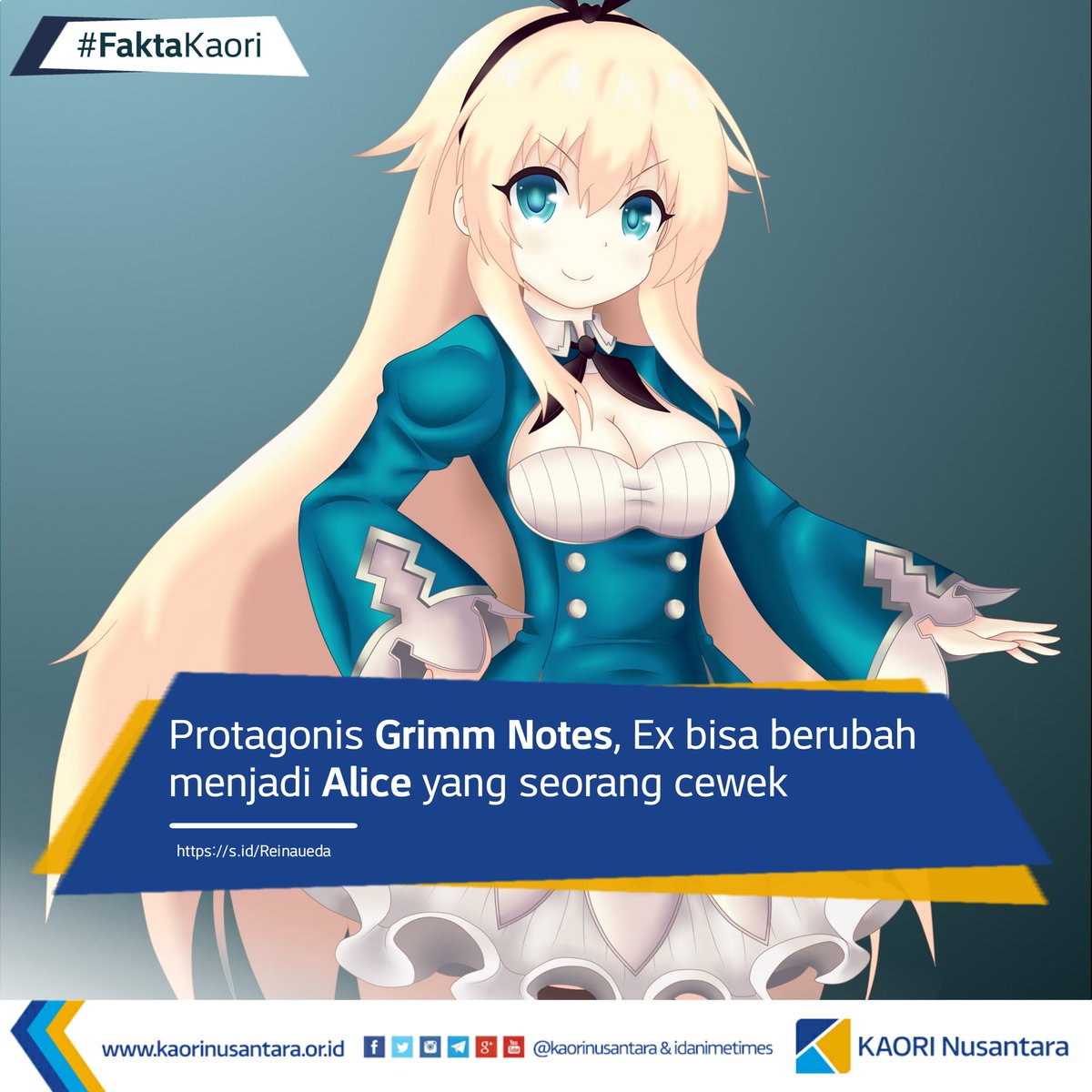 kaorinusantara's tweet photo. Dia melakukan henshin untuk meminjam kekuatan tempur dari Alice.

#FaktaKaori #GrimmNotes

-Kyrie https://t.co/mVjockCwTO