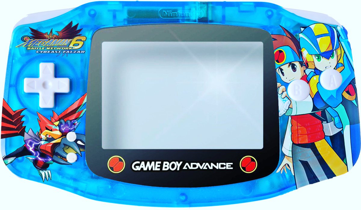 Gameboy_Stati0n's tweet photo. Custom Megaman Battle Network 6 from customer's idea. Just tell me what you would like. I will make it real.😉
#megaman
#megamanbattlenetwork6 
#customgba https://t.co/c9n2ka4yEq