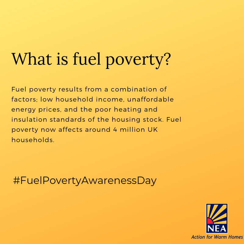 Today marks #FuelPovertyAwarenessDay - but what is Fuel Poverty? 

#WarmSafeHomes