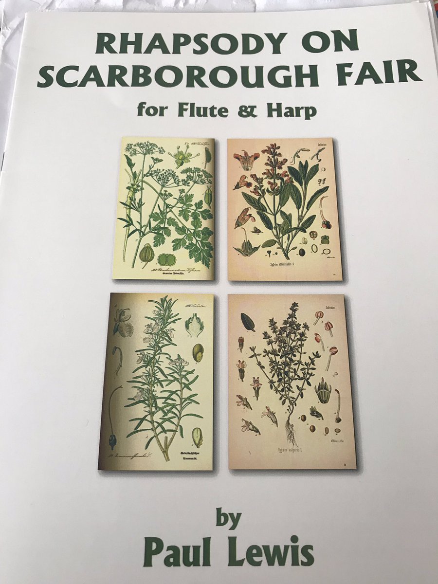 JProjectMusic's tweet photo. We 💗 getting new music to perform! Looking forward to this beautiful arrangement by Paul Lewis! #flute #harp @ukharp @AnnaRosaMari @EiraElj Thank you Paul! #scarboroughfair https://t.co/5YGU2iWldp