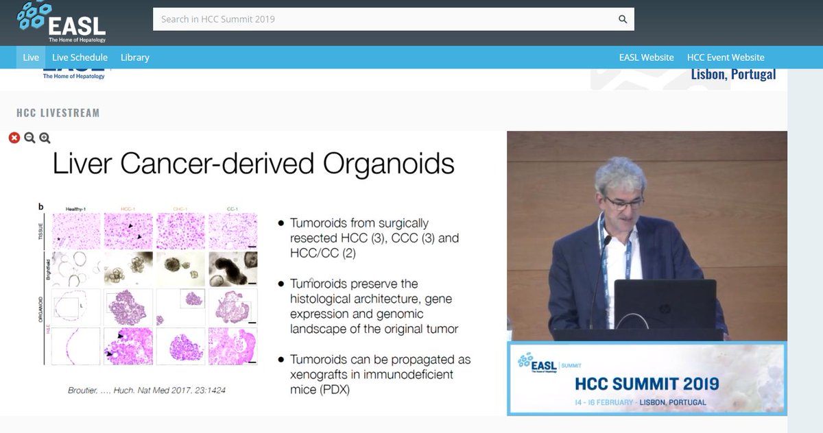 Markus Heim on the #models of #Human #LiverCancers at #HCCSummit