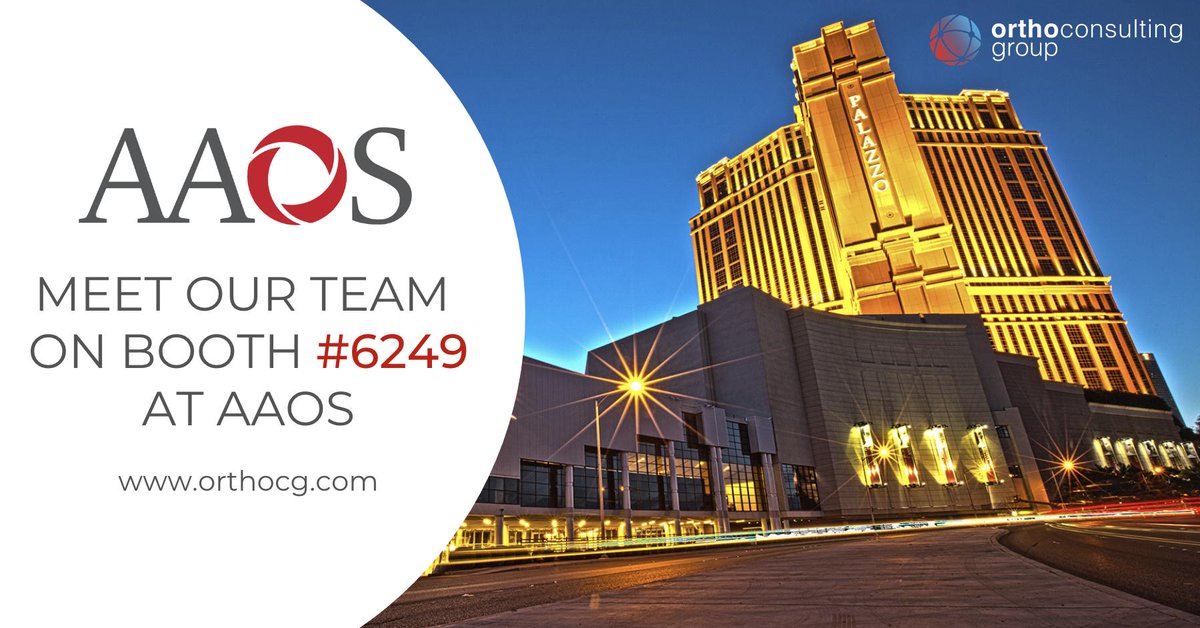 OrthoCG's tweet photo. Will you be at @AAOS1 next month?

Come and meet @MattWoodsOCG @GavCrowtherOCG @skidubbowskiOCG  and @TomEdwardsOCG on booth 6249

#AAOS2019 #AAOS #Orthopaedics #Spine #MedicalDevices #GlobalExpansion https://t.co/Z3Rm3IdKNv