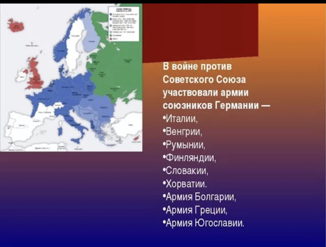 Сколько стран приняло участие в войне