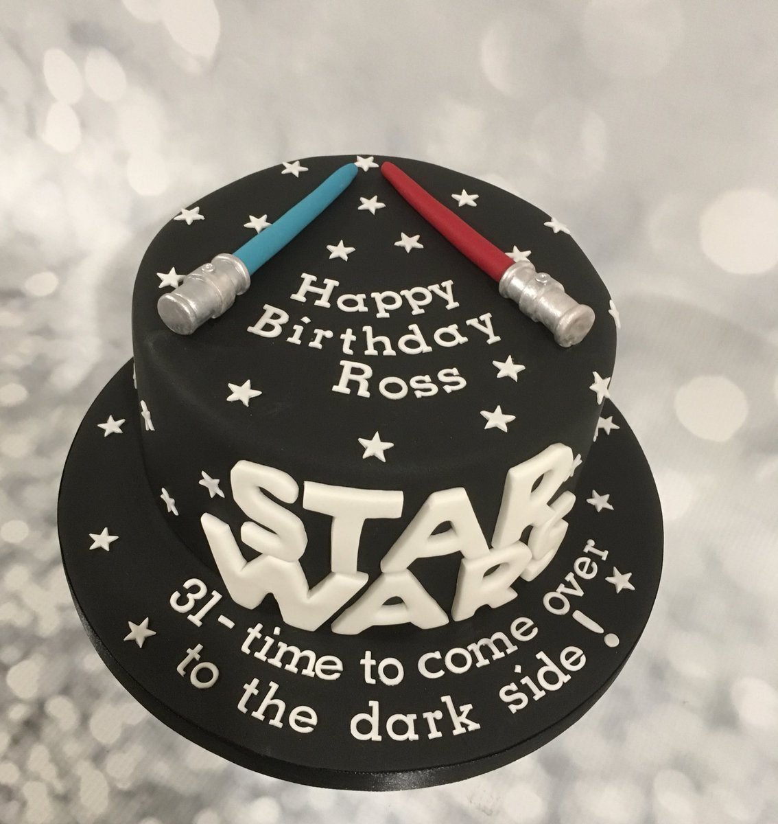 #StarWarsCake.  May the force be with you - have a great weekend!  cakesbycathie.co.uk