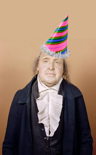 GUYS! We're spending today wishing dear old #JeremyBentham happy 271st Birthday. We'll be off t'pub later to raise a drink to him! Cheers, Jez 🍻 What are you doing to celebrate? 😂 (Cracking photoshop work courtesy of our in-house comms genius @acorn_elius !)  #Benthambirthday