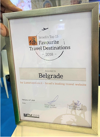 BelgradeTips's tweet photo. #Belgrade as one of the Favourite Travel Destinations at #imtm #imtm2019 expo, based on @Lametayel travel website! #belgradetips #belgradesecrets #belgradeguide #belgradeguru #serbia #serbiatravel https://t.co/cnfuYct4Ey
