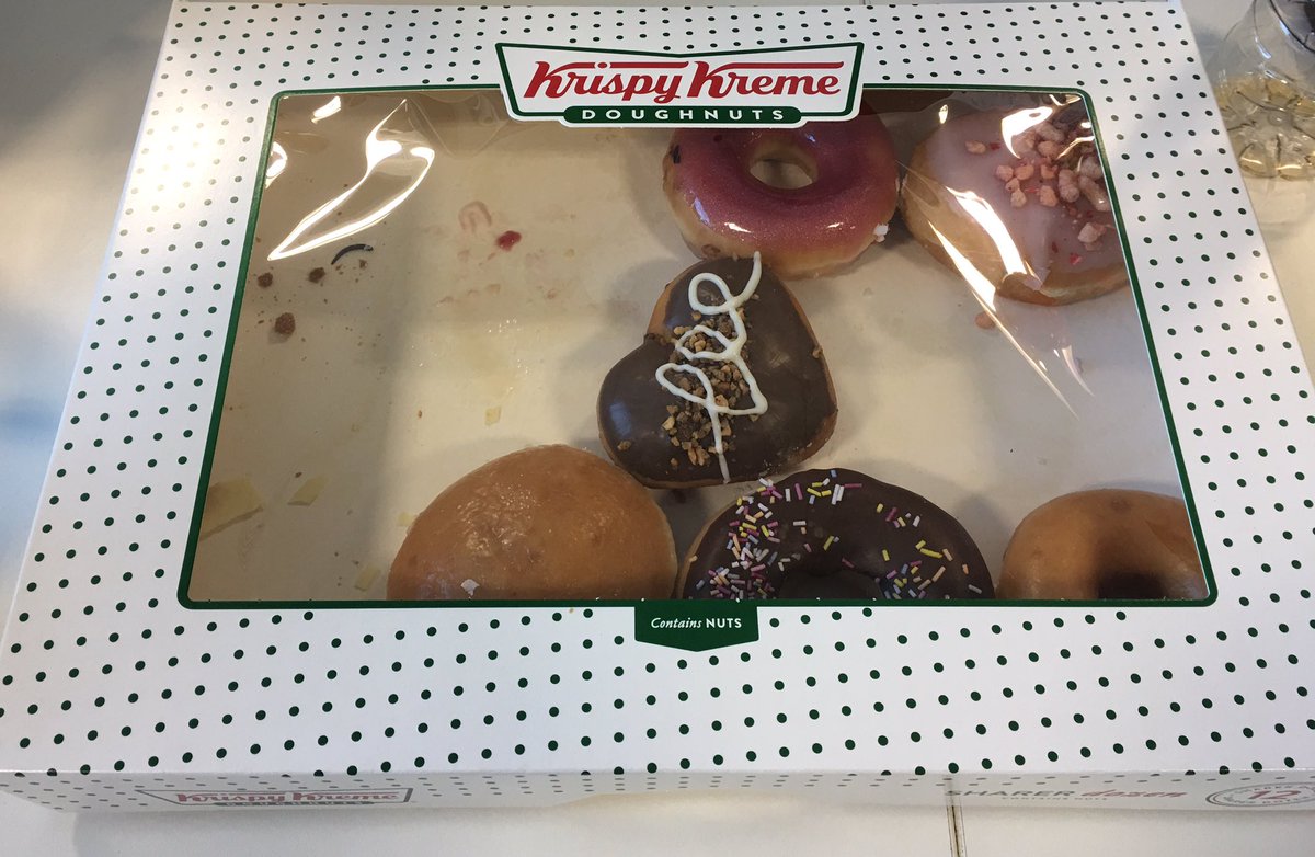 fireworkpr's tweet photo. Working @ElecNW_News press office today which is full of temptation! #krispyKreme #FridayFun #PRFuel https://t.co/pg5rImneGK