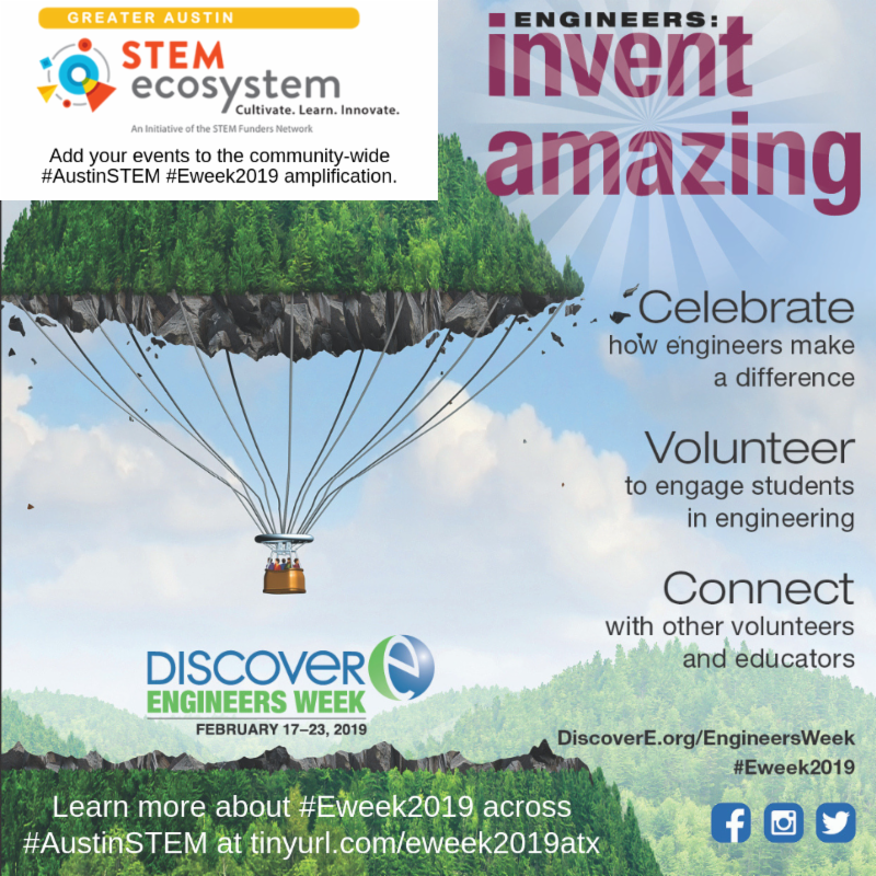 CTDEngineering's tweet photo. STEM Volunteers Needed: Engineers Week activities including Science Thursday at Bullock https://t.co/32gJptkEXZ https://t.co/mHDsz4PsB4