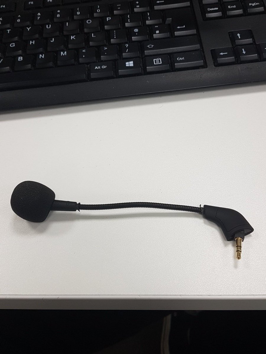 HeyItsAlexxela's tweet image. It's a sad day. After more than three years of service, the mic on my Hyper X Cloud II has died. Rest in Peace. #FInChat