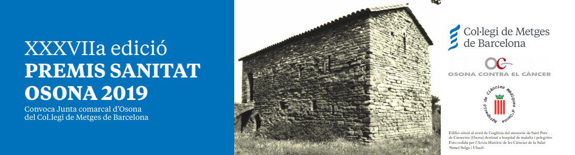 CoMB Osona (@combosona) on Twitter photo Convocatòria dels Premis Sanitat Osona 2019 en les categories de treballs inèdits, publicats, de recerca sobre el càncer, i de la borsa formativa dedicada exclusivament als residents bit.ly/2DJDqWf
<a href="/ResidentsCHV/">Residents.Vic</a> <a href="/icscatcentral/">ICS Catalunya Central</a> <a href="/RLM27/">Ricard Leon</a> Convocatòria dels Premis Sanitat Osona 2019 en les categories de treballs inèdits, publicats, de recerca sobre el càncer, i de la borsa formativa dedicada exclusivament als residents bit.ly/2DJDqWf
<a href="/ResidentsCHV/">Residents.Vic</a> <a href="/icscatcentral/">ICS Catalunya Central</a> <a href="/RLM27/">Ricard Leon</a>