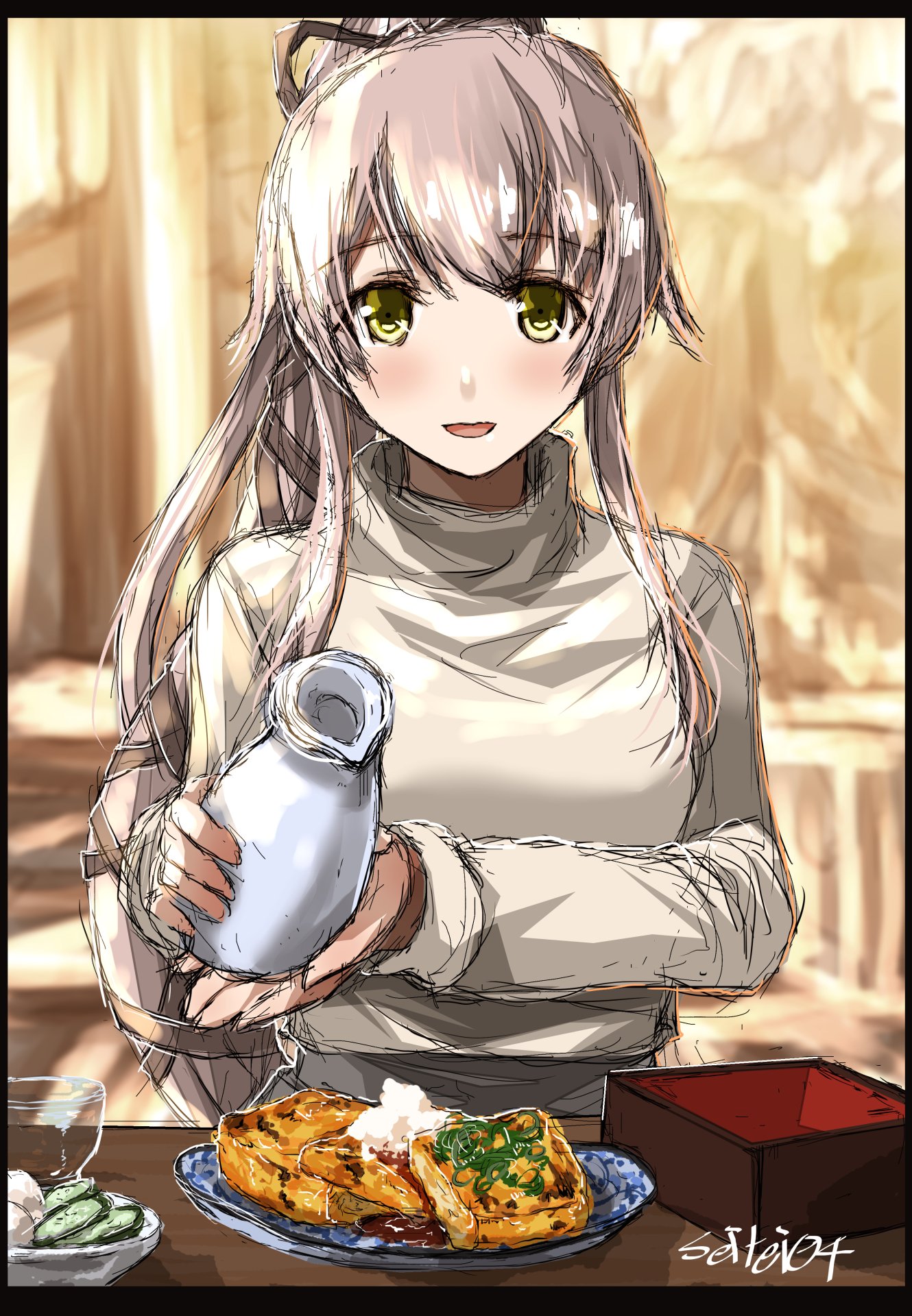 直筆色紙　艦これ　由良　草壁レイ　oblate 直筆色紙 艦これ 由良 草壁レイ oblate その他