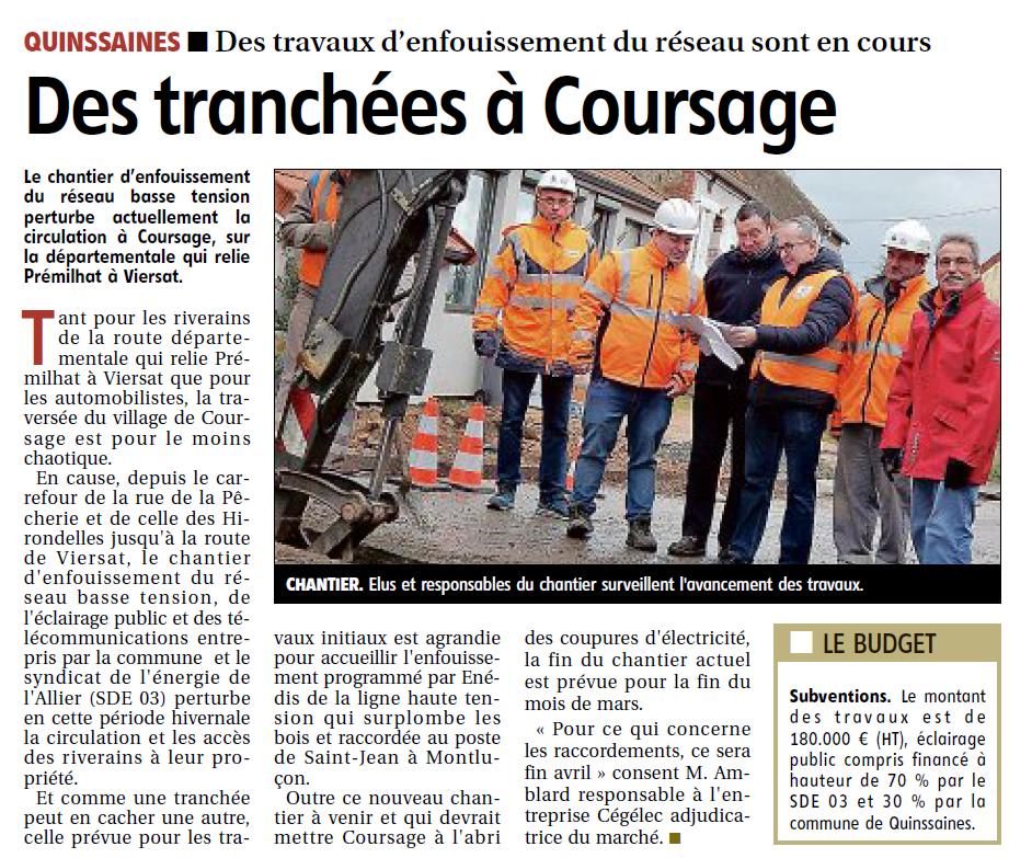 CegelecInfra's tweet image. Les équipes de #cegelec #Montluçon réalisent un enfouissement de réseaux électriques à Quinssaines. Merci au #SDE03 et à la mairie de #quinssaines pour leur confiance.