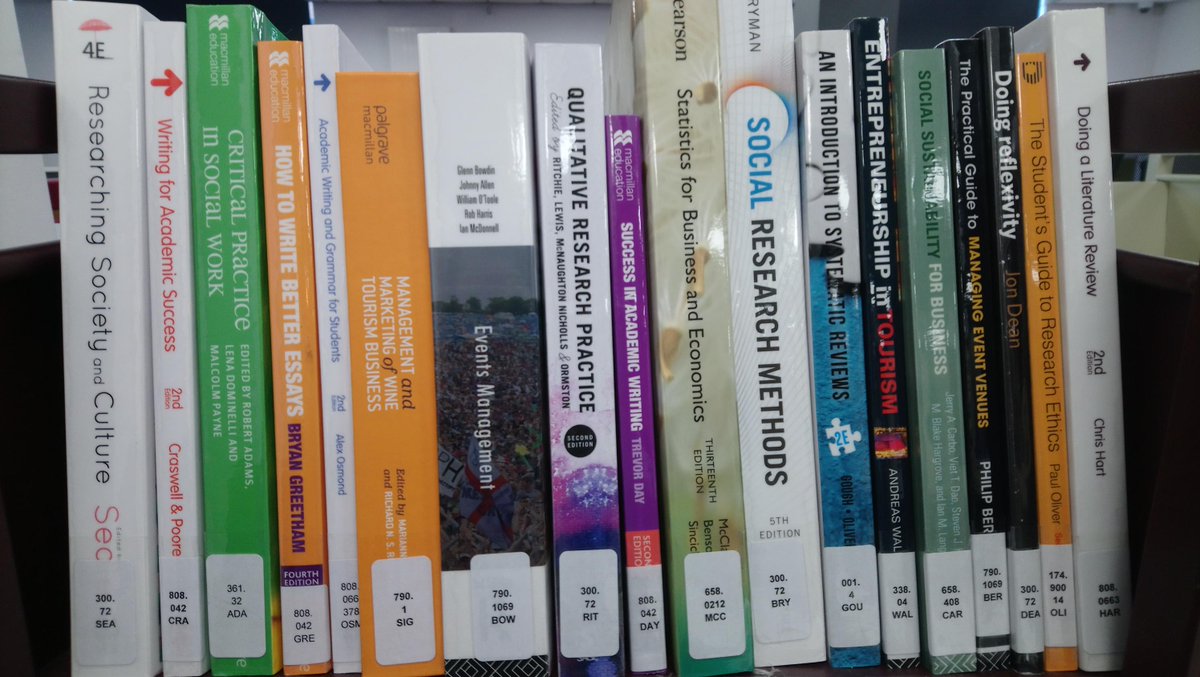MetLearnNews's tweet photo. Sunny day + park bench + library book = Living your best student life...
New Books Day @ Llandaff
#Howtowritebetteressays
#Academicwriting
#Qualitativeresearchpractice
#Statistics
#Socialresearchmethods
#Doingaliteraturereview
#Researchethics
You got this #comeonin https://t.co/SkGlOo3x28