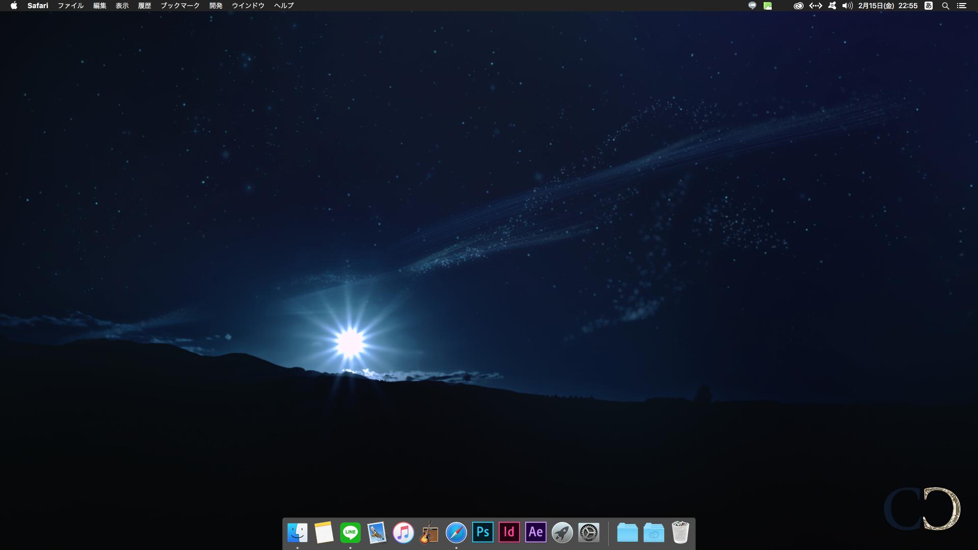 葉月 紗 Hazuki Tae 今日は帰ってきてからmacのデスクトップをいじっていて シンプル で目に優しくすっきりな形でまとめました Windowsの時はアイコンを変えたりカスタマイズしていたけど やっぱりchouchouの壁紙がお気に入りです T Co