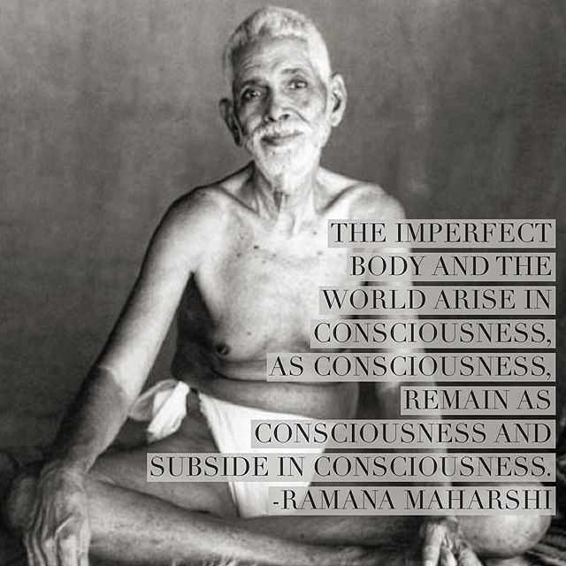 noahhoffeld's tweet image. “The imperfect body and the world arise in consciousness, remain in consciousness, and subside in consciousness.” Ramana Maharshi. Visit @sri_ramana_maharshi to learn more. #advaita #nonduality #nottwo #ramanamaharshi #maya bit.ly/2TPe5Rv