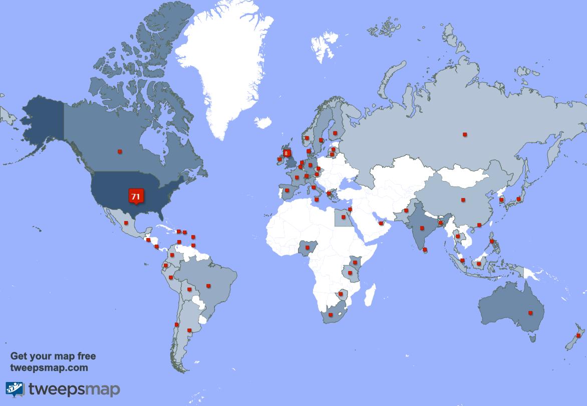 I have 2 new followers from USA 🇺🇸 last week. See tweepsmap.com/!iopen2