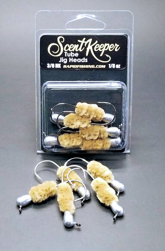 Have you tried our Scent Keeper Tube Jig Heads?  Our pros love 'em!