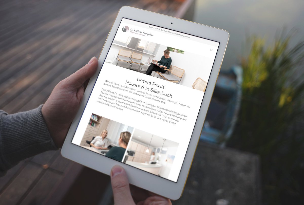 Auch Frau Dr. Hengstler in #Stuttgart freut sich über Ihre neue #Homepage. Sehr harmonisch wirken die pastelligen Farben von Homepage und Praxis ☺️Schaut doch mal rein: bit.ly/2EdK5tr
#designedbydesignery #praxismarketing #hausarzt