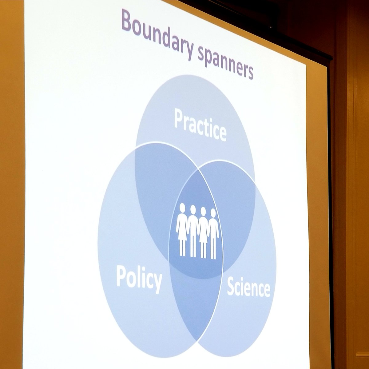 At 'Science Informing Policy,' STPF alumna fellow @atbednarek challenges audience: Be a #BoundarySpanner working at the intersection of Practice, #Policy and #Science. 
@AAASmeetings #aaasmtg #scipol