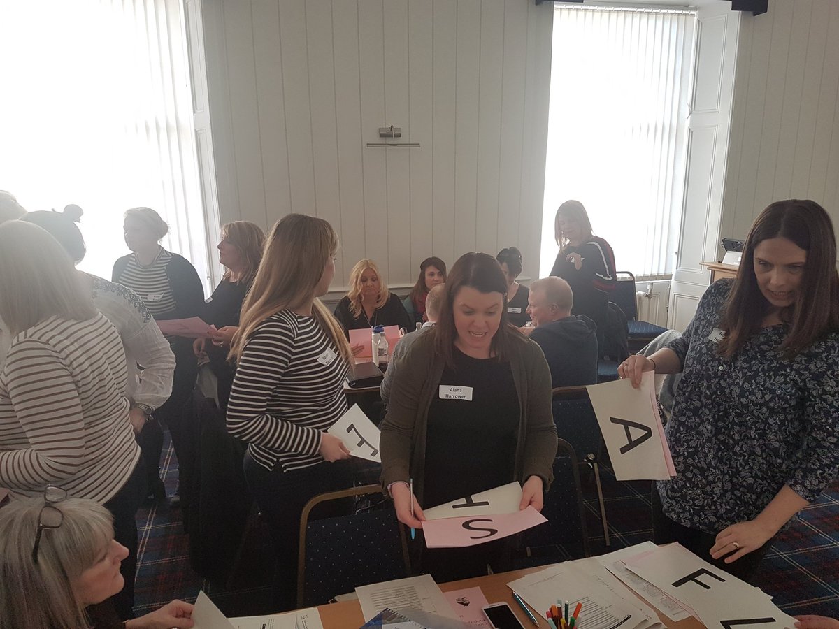 val_arbuckle's tweet photo. @NHSForthValley #midwives #mentalhealth #Women #Children #Directorate #OD with Liz Walker getting to #knowourselves! @CarronvaleHouse https://t.co/OijtsBzFfs