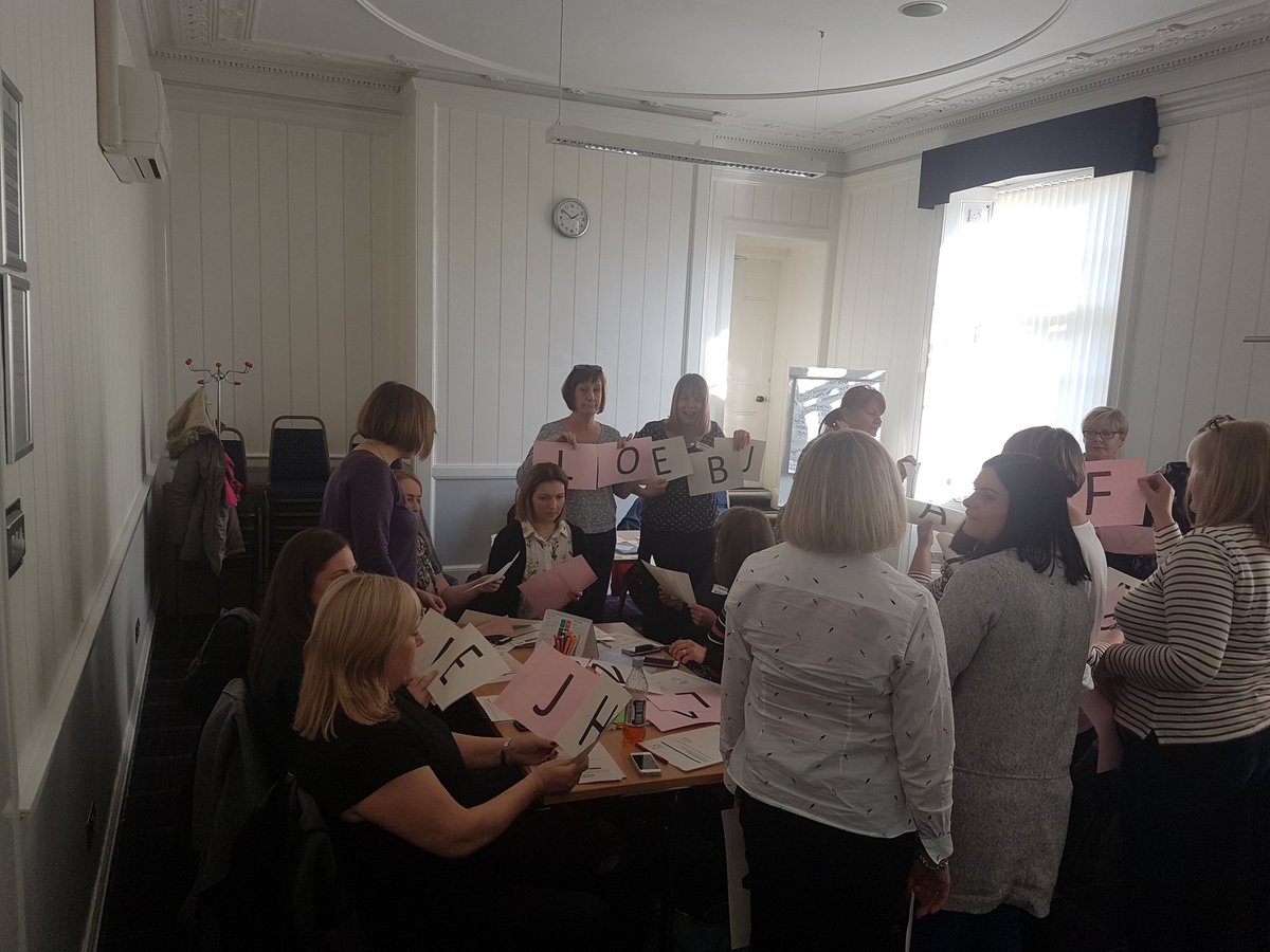 val_arbuckle's tweet photo. @NHSForthValley #midwives #mentalhealth #Women #Children #Directorate #OD with Liz Walker getting to #knowourselves! @CarronvaleHouse https://t.co/OijtsBzFfs