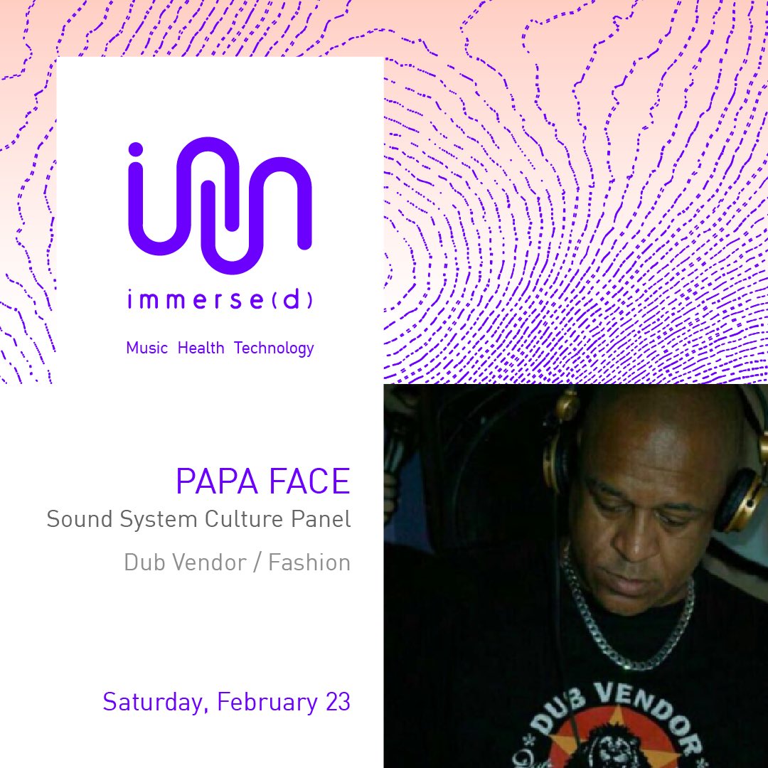 projectimmersed's tweet photo. Another Sound System Culture Panelists we are thrilled to have on board @therealpapaface 🔥🔥

 Info: https://t.co/7WY5zVp5Yr

For tickets: https://t.co/2Kp1DRV8qF https://t.co/R2TtffAiTM