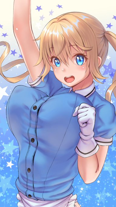 この前の夏帆ちゃんを加筆しました。 #ブレンド・S 