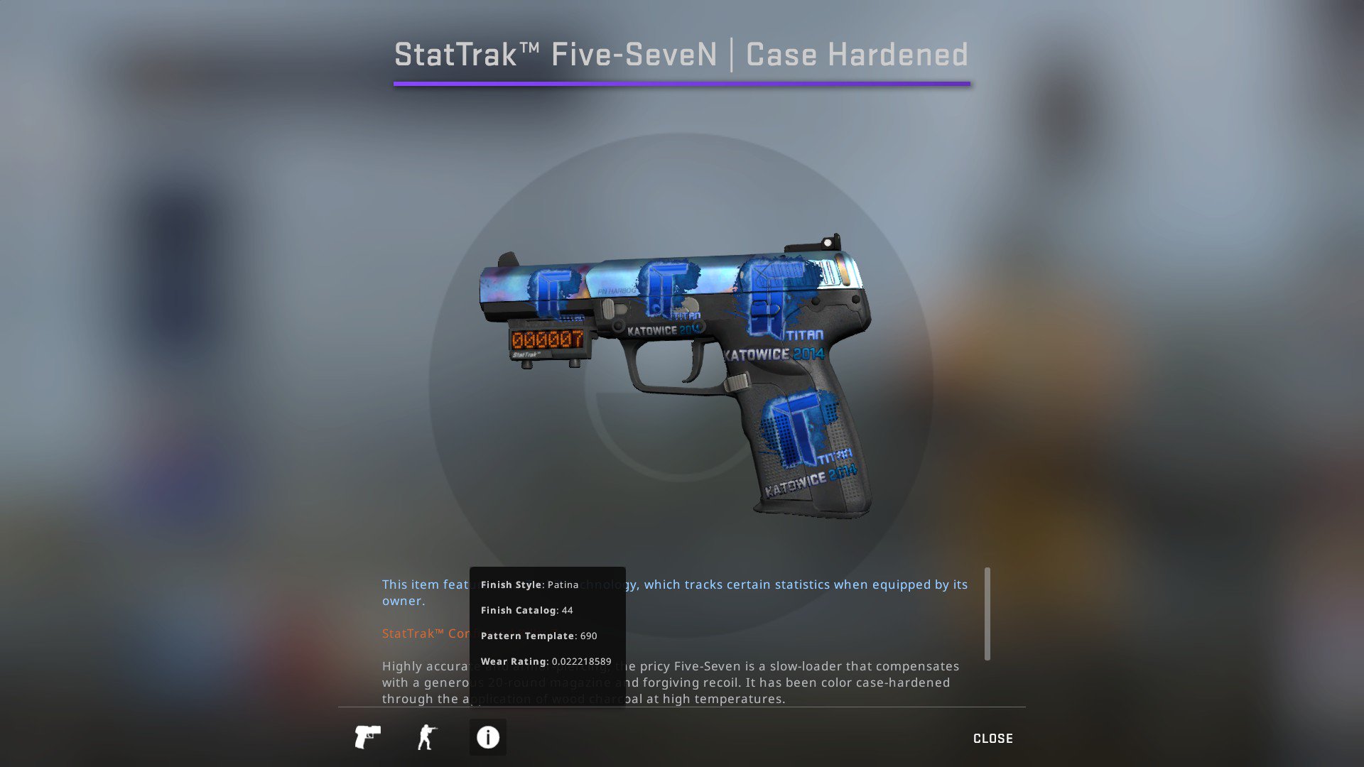 cs go five seven case hardened pattern blue tip - www.kcarplaw.com.