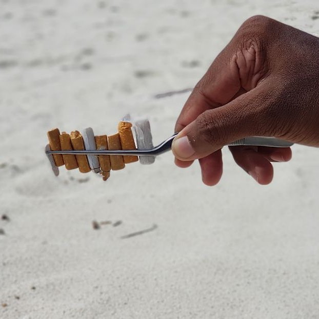 ZeroWasteMv's tweet photo. Found just within 1 meter squared area of Huhlumale beach.
If this keeps up we'll have more cigarette filters than sand on this beach!
Dispose of your butts properly!
#rethinkbutts
#littebuttbigproblem
#toxicbutt
#zerowaste
#2minutebeachclean #zerowastemv https://t.co/ThkYzKbqE6